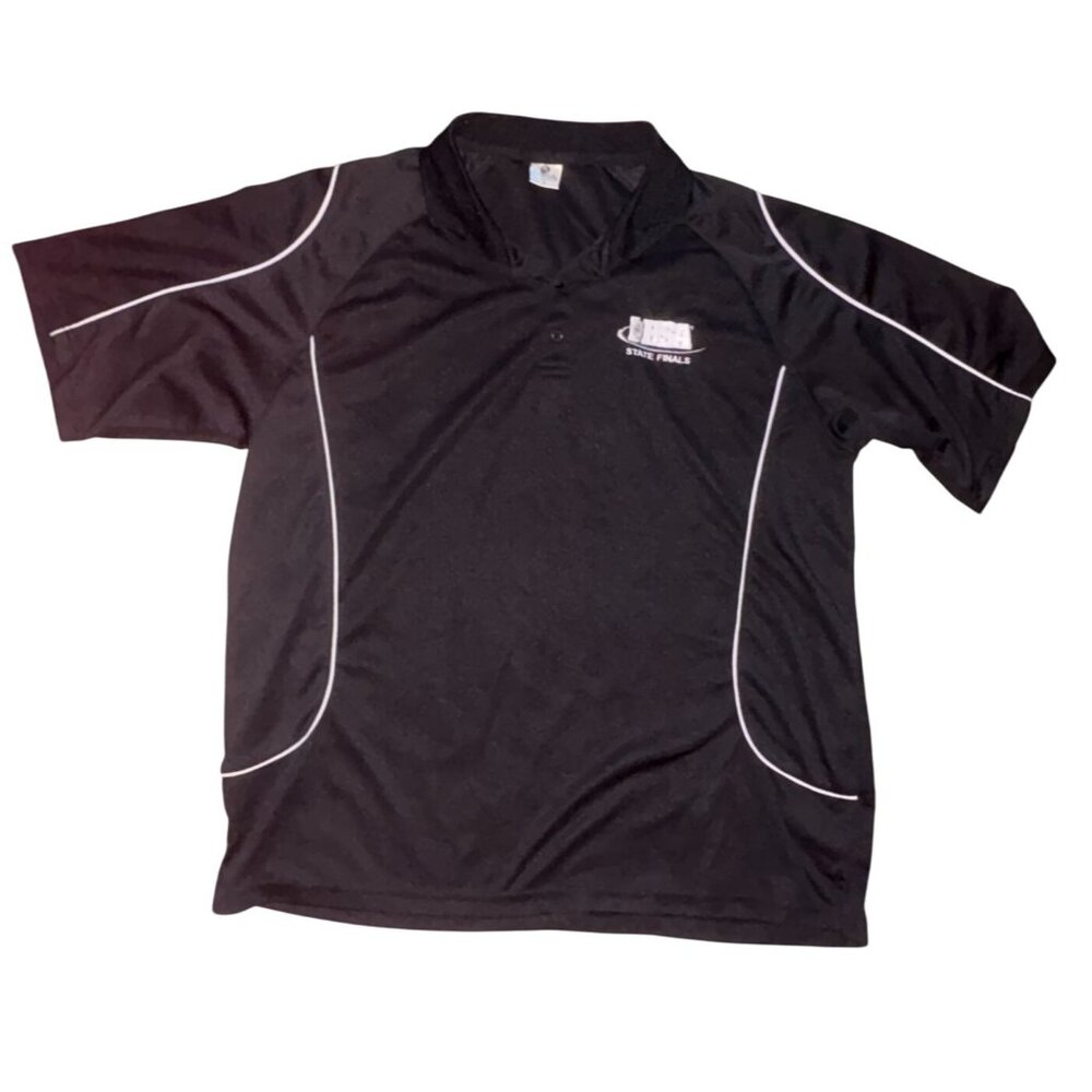 IHSA (Illinois High School Association) State Finals Adult Polo-Black-Size XL-GU